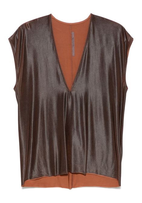 Top Dylan in marrone Rick Owens Lilies - donna